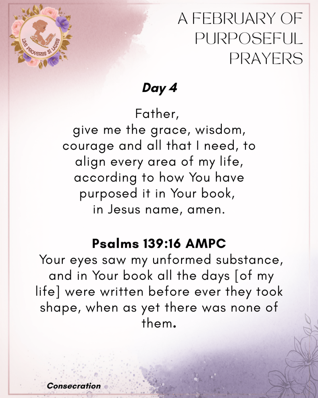 Day 4 | A February of Purposeful&nbsp;Prayers.