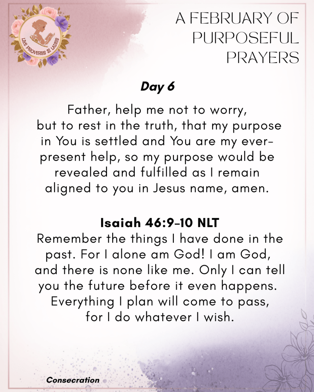 Day 6 | A February of Purposeful&nbsp;Prayers.