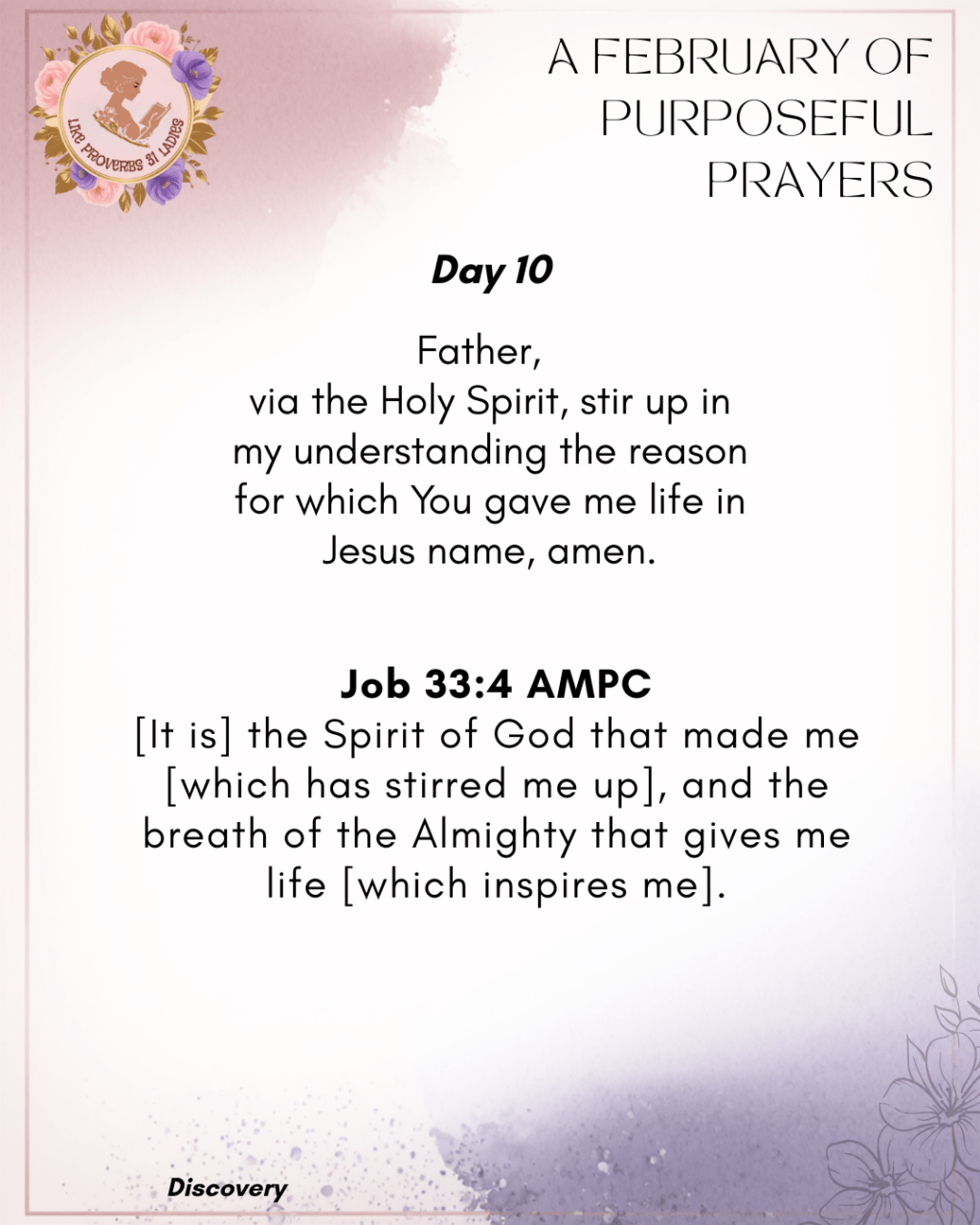 Day 10 | A February of Purposeful&nbsp;Prayers.