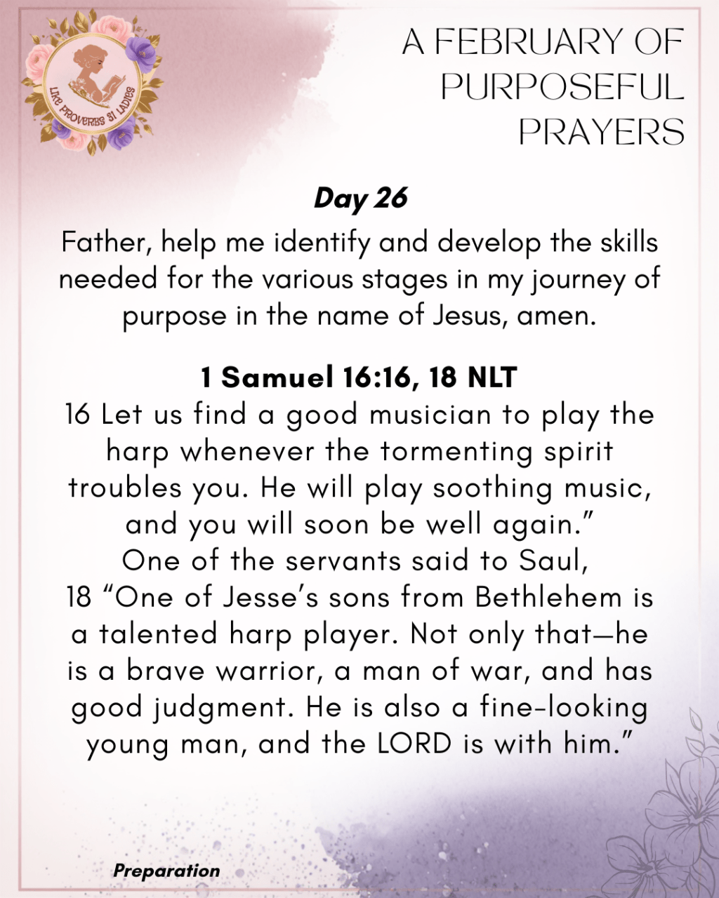 Day 26 | A February of Purposeful&nbsp;Prayers.